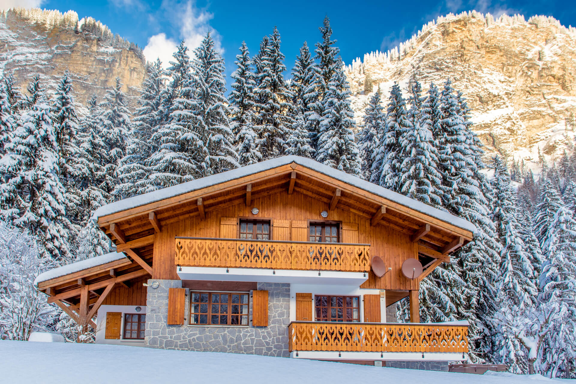 luxury ski chalet